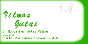 vilmos gutai business card